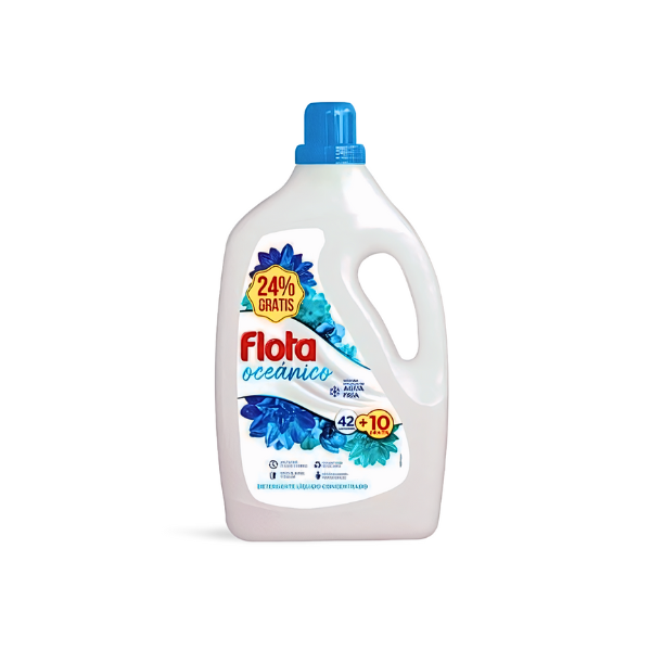 Flota detergente Oceánico 42 + 10 lavados GRATIS